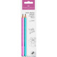 Карандаши графитовые Faber-Castell Sparkle Jumbo, с ударопрочным грифелем, Pearl Pink/Turquoise