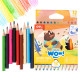 Цветные карандаши DELI ColorWow, Multicolor, Эргономичный захват
