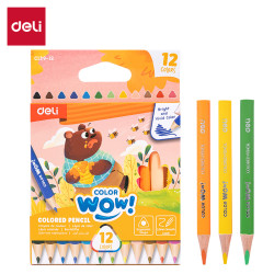 Цветные карандаши DELI ColorWow, Multicolor, Эргономичный захват