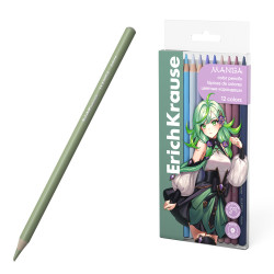 *Krāsainie zīmuļi ERICH KRAUSE Manga Round, 12 krāsas