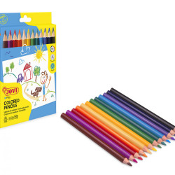 Krāsainie zīmuļi Jovi MAXI, 12 krāsas
