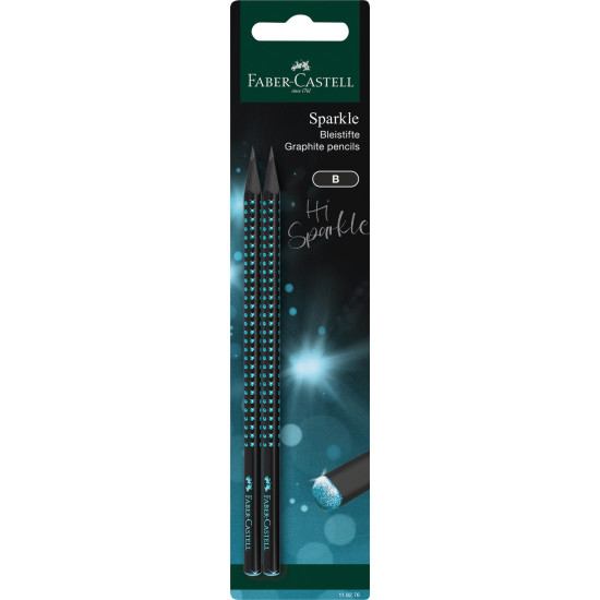 Zīmuļu komplekts Faber-Castell Sparkle Midnight Β, 2gab/iep