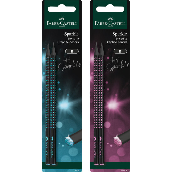 Zīmuļu komplekts Faber-Castell Sparkle Midnight Β, 2gab/iep