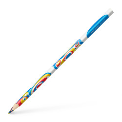 Trīsstūrveida krāsainais zīmulis Faber-Castell Fantasy Colours, varavīksnes krāsā