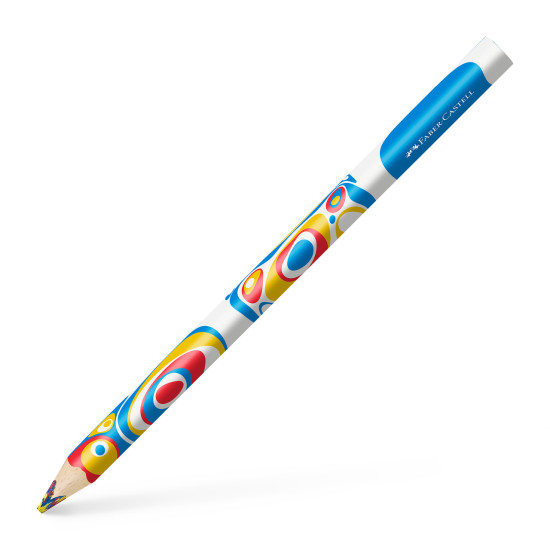 Krāsains zīmulis Faber-Castell Jumbo Fantasy, varavīksnes krāsās