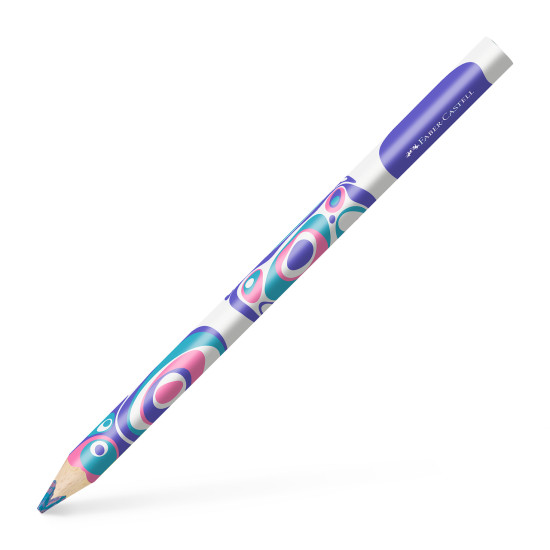 Krāsains zīmulis Faber-Castell Jumbo Fantasy, pasteļu krāsās