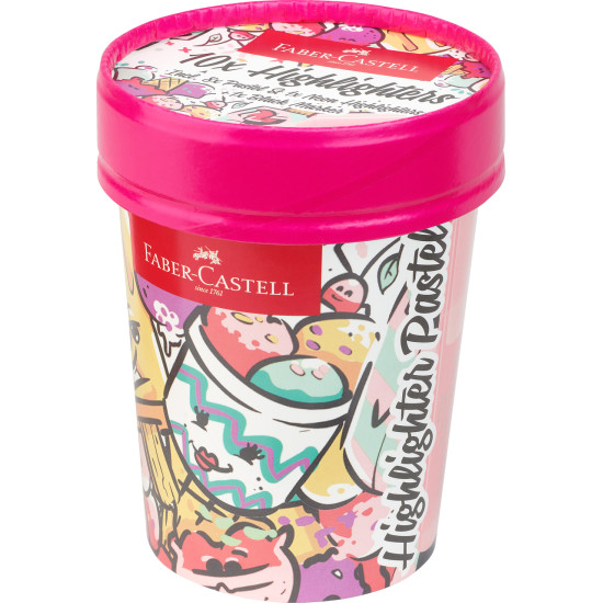 *Teksta marķieru komplekts Faber-Castell Pastel, 10 gab/iep., nošķelts, Ice Cream