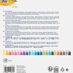 Akvareļu zīmuļi Faber Castell Goldfaber Aqua Underwater Treasures Creative Studio, 24 krāsas