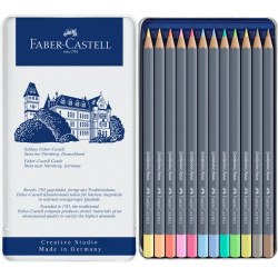 Акварельные карандаши Faber-Castell Goldfaber Aqua Creative Studio, Pastel, Прочные