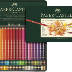 Zīmuļu komplekts Faber-Castell Polychromos Art&Graphic,  metāla kārbā, 120 krāsas