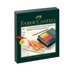 Zīmuļu komplekts Faber-Castell Polychromos dāvanu kārbā, 36 krāsas