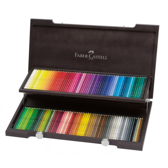 Akvareļu zīmuļi koka kārba Faber-Castell Albrecht Dürer 120 krāsas