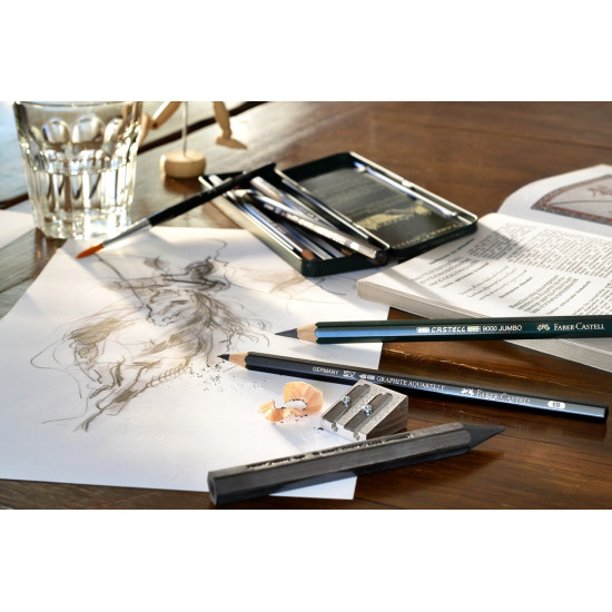 Zīmuļu komplekts Faber Castell Pitt Monochrome 19 priekšmeti
