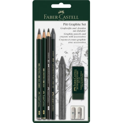 Grafīta komplekts Faber-Castell Pitt Graphite, 7vienības