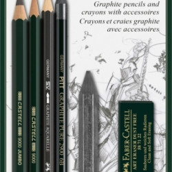 Набор для рисования Faber-Castell Pitt Graphite, Мультиколор, Акварельные эффекты