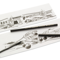 Ogles naturālas Faber Castell Ø 3-6mm, 20gab/iep, melnas