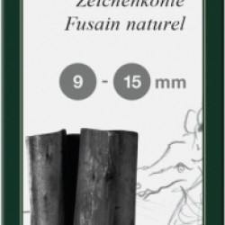 Угольные палочки Faber-Castell Pitt Natural, Bluish-Black, Без жира