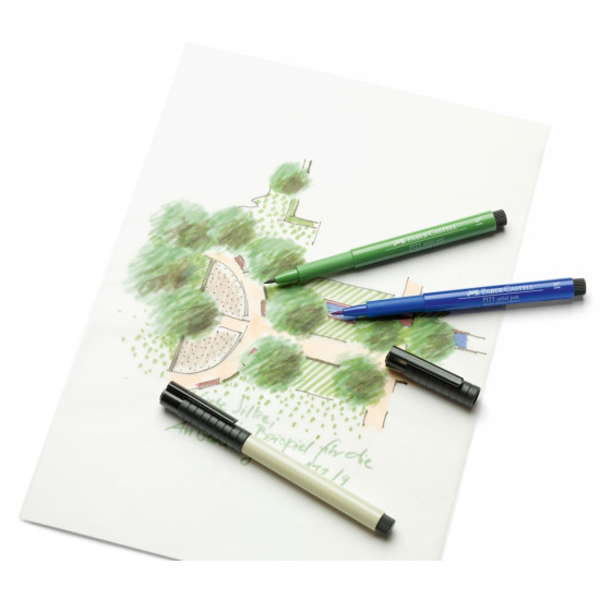 Ручки-кисти Faber-Castell Pitt Artist Pen Terra, Terra