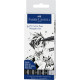Flomāsteri Faber-Castell Pitt Artist Pen Mangaka , 6 gab.