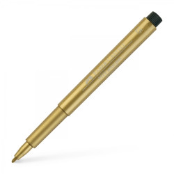 Flomāsters 1.5 Faber-Castell Pitt Artist Pen 250, zelta