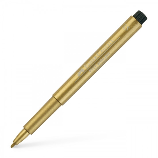 Flomāsters 1.5 Faber-Castell Pitt Artist Pen 250, zelta