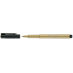 Flomāsters 1.5 Faber-Castell Pitt Artist Pen 250, zelta