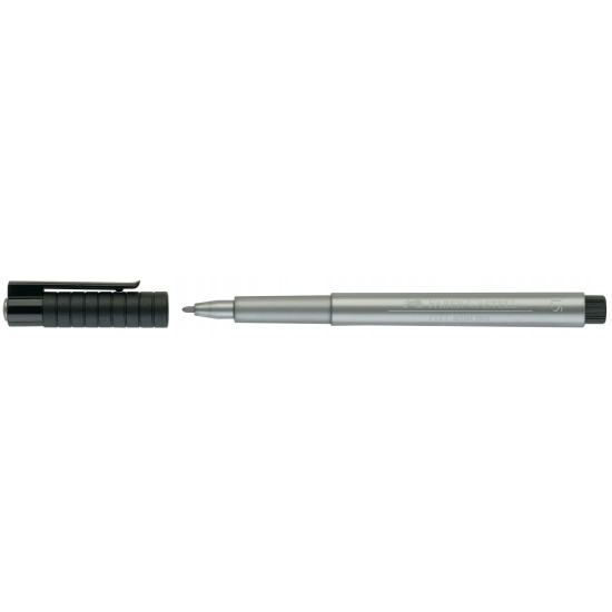 Flomāsters 1.5 Faber-Castell Pitt Artist Pen 251, sudraba