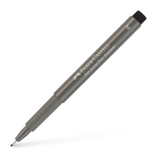 Ручка-линер Faber-Castell Pitt Artist Pen M, Warm Grey IV, Высокая светостойкость