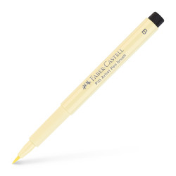 Ручка-кисть Faber-Castell Pitt Artist Pen Brush, Ivory, Не просвечивает бумагу