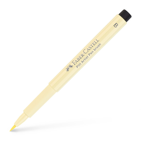 Ручка-кисть Faber-Castell Pitt Artist Pen Brush, Ivory, Не просвечивает бумагу