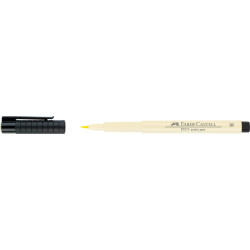 Ручка-кисть Faber-Castell Pitt Artist Pen Brush, Ivory, Не просвечивает бумагу