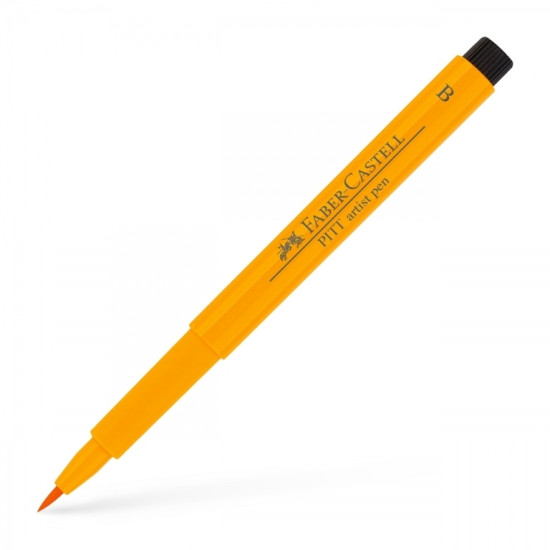 Ручка-кисть Faber-Castell Pitt Artist Pen, Dark Chrome Yellow