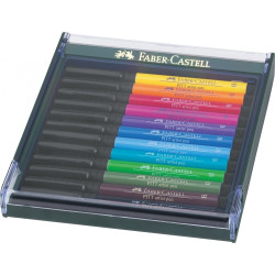 Ручки-кисти Faber-Castell Pitt Artist Pen, Basic Tones, Высокая Светостойкость