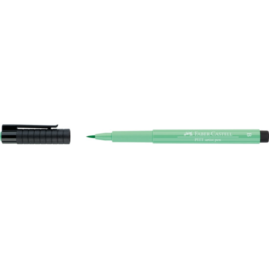 Ручка-кисть Faber-Castell Pitt Artist Pen Brush, Light Phthalo Green, Водостойкие чернила