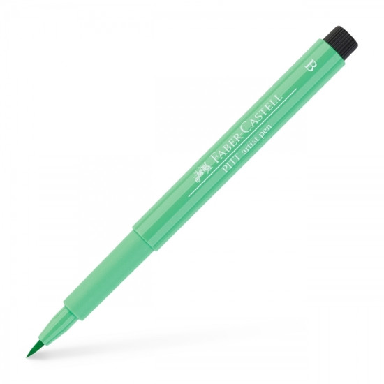 Ручка-кисть Faber-Castell Pitt Artist Pen Brush, Light Phthalo Green, Водостойкие чернила