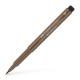 Ручка-кисть Faber-Castell Pitt Artist Pen, Walnut Brown, Гибкий Наконечник