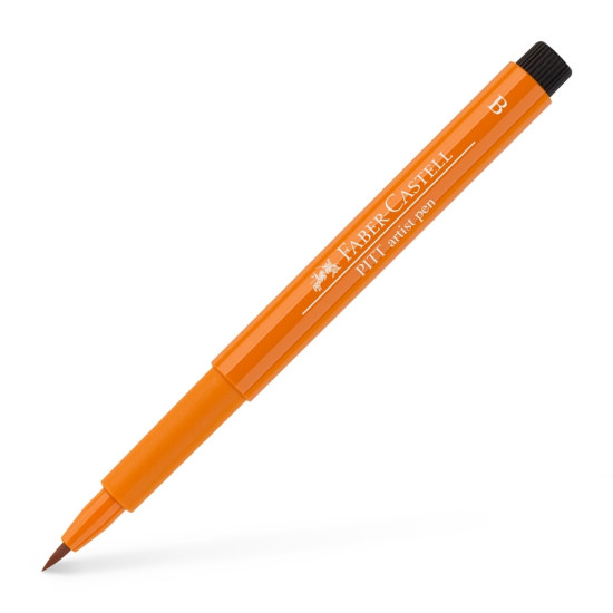 Ручка-кисть Faber-Castell Pitt Artist Pen Brush, Terracotta, Высокая светостойкость