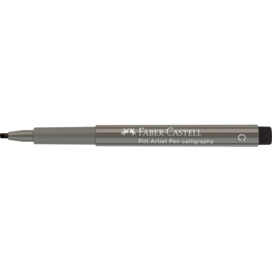 Kaligrāfijas flomāsters Faber Castell Pitt Artist Pen, 273 silti pelēks IV