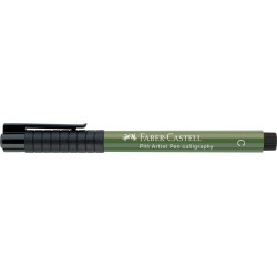 Kaligrāfijas flomāsters Faber Castell Pitt Artist Pen,174 hroma zaļš