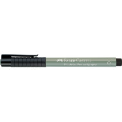 Каллиграфическая ручка Faber-Castell Pitt Artist Pen Calligraphy, Высокая светостойкость, Warm Grey III