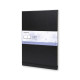 Skiču grāmata Moleskine A3, 200g/m², akvareļu, cietie vāki, melna
