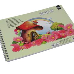 Zīmēšanas albums ar spirāli College A5, 120g/m², 20 loksnes