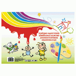 Zīmēšanas albums SM-LT A3, 120g/m²,  20loksnes