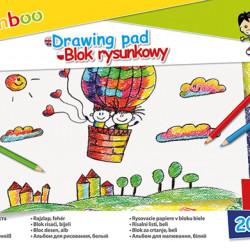 *Zīmēšanas albums Gimboo A4, 80g/m², 20 loksnes