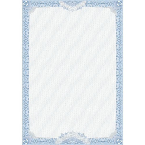 *Diplomi deVENTE A4, 115g, 25 loksnes, zils