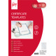 Diplomi College A4, 170g/m², 25 loksnes, Pelēks marmors zelta rāmī