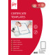 Diplomi College A4, 170g/m², 25 loksnes, Melns rāmis