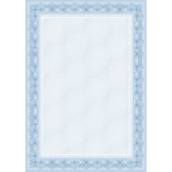 Diplomi College A4, 170g/m², 25 loksnes, Zils rāmis