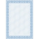 Diplomi College A4, 170g/m², 25 loksnes, Zils rāmis