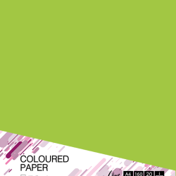 Krāsains kartons College A4, 160g/m², 20 loksnes, Lime green LG46
